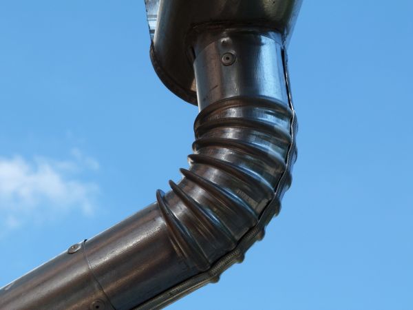 Metal Downspout Installation in Ooltewah