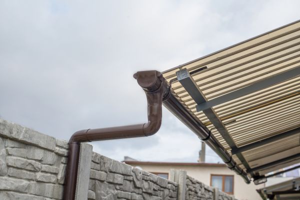 Plastic Downspout Installation in Ooltewah