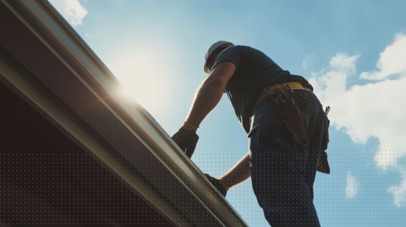 Patio Gutter Installation